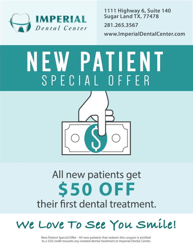 Imperial Dental Center Sugar Land Texas New Patient Special Offer v3