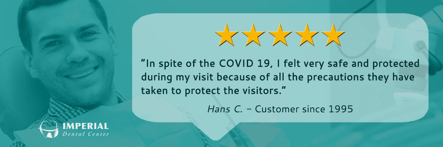 Imperial Dental Center Sugar Land COVID Review Hans Horiz